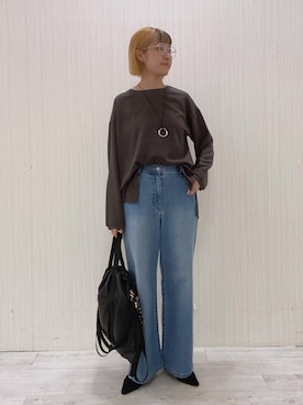 「アイテム（その他小物）」を使った、MIYUさん（レディース・163cm）の秋コーディネート