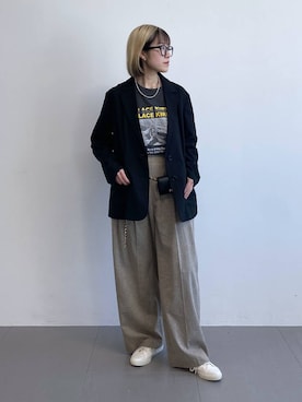 「GOOD ROCK SPEED（グッドロックスピード）のアイテム」を使った、MIYUさん（レディース・163cm）の春コーディネート