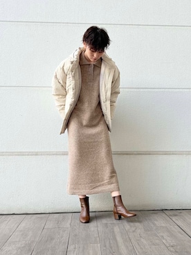 有希さん（レディース・160cm）の冬コーディネート