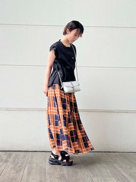 「初夏のお出掛けコーデ」｜kannonnuuさん（レディース・160cm）の夏コーディネート