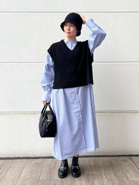 有希さん(レディース・160cm)の秋コーディネート