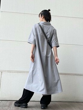 「初夏のお出掛けコーデ」｜「アイテム（ワンピース/ドレス）」を使った、kannonnuuさん（レディース・160cm）の夏コーディネート