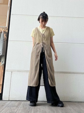 「初夏のお出掛けコーデ」｜「アイテム（ワンピース/ドレス）」を使った、kannonnuuさん（レディース・160cm）の夏コーディネート