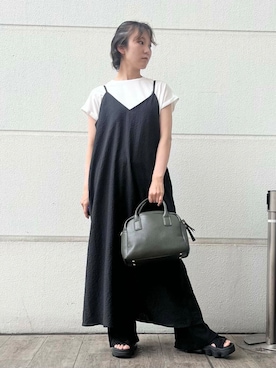 「初夏のお出掛けコーデ」｜「アイテム（ワンピース/ドレス）」を使った、kannonnuuさん（レディース・160cm）の夏コーディネート