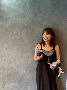 「アイテム（キャミソール、その他）」を使った、ユネさん（レディース・164cm）の夏コーディネート