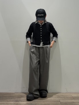 「アイテム（シャツ/ブラウス）」を使った、Mikuさん（レディース・147cm）の夏コーディネート