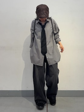 「アイテム（バックパック/リュック）」を使った、Mikuさん（レディース・147cm）の秋コーディネート