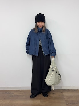 「COLONY 2139（コロニートゥーワンスリーナイン）のアイテム」を使った、Mikuさん（レディース・147cm）の冬コーディネート