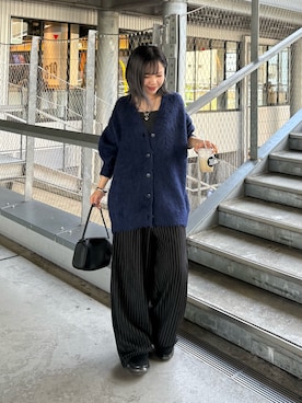 「アイテム（ハンドバッグ）」を使った、Mikuさん（レディース・147cm）の秋コーディネート