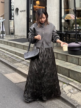 「甘辛mix」｜Mikuさん（レディース・147cm）の秋コーディネート