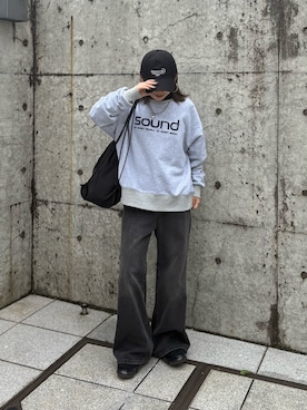 「アイテム（帽子）」を使った、Mikuさん（レディース・147cm）の冬コーディネート