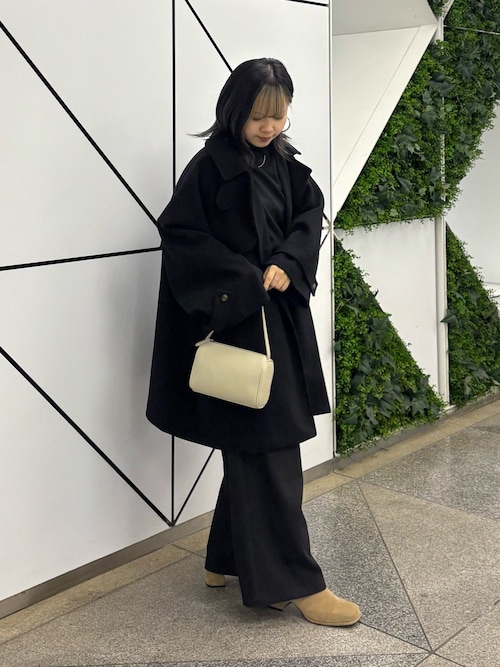 ワンタックワイドスラックス