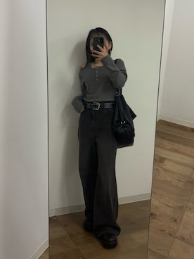 Mikuさん（レディース・147cm）の冬コーディネート