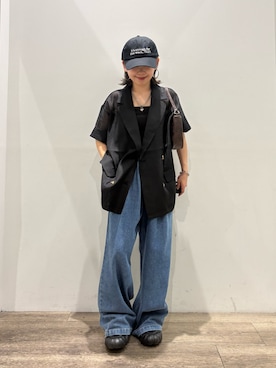 「147cm」｜Mikuさん（レディース・147cm）の夏コーディネート