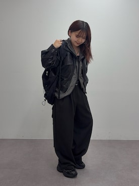 「COLONY 2139（コロニートゥーワンスリーナイン）のアイテム」を使った、Mikuさん（レディース・147cm）の秋コーディネート
