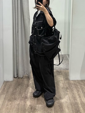 「アイテム（バックパック/リュック）」を使った、Mikuさん（レディース・147cm）の夏コーディネート