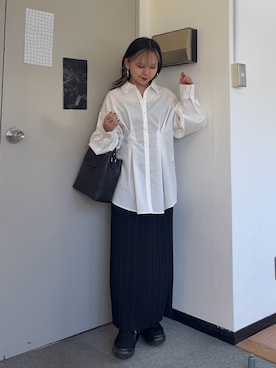 Mikuさん（レディース・147cm）の春コーディネート