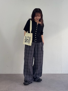 「COLONY 2139（コロニートゥーワンスリーナイン）のアイテム」を使った、Mikuさん（レディース・147cm）の春コーディネート