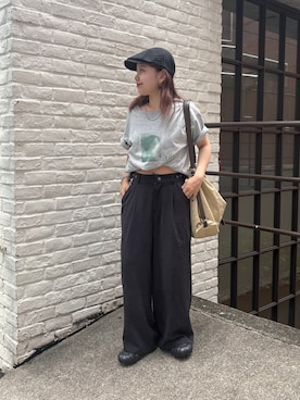 「COLONY 2139（コロニートゥーワンスリーナイン）のアイテム（パンツ）」を使った、Mikuさん（レディース・147cm）の秋コーディネート