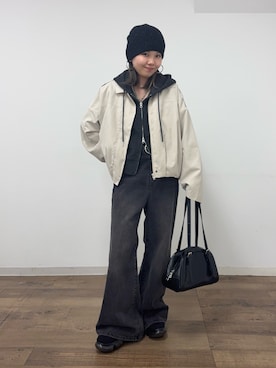 Mikuさん(レディース・147cm)の冬コーディネート