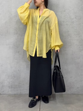 「COLONY 2139（コロニートゥーワンスリーナイン）のアイテム（バッグ）」を使った、Mikuさん（レディース・147cm）の春コーディネート