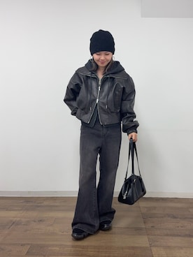 Mikuさん(レディース・147cm)の冬コーディネート