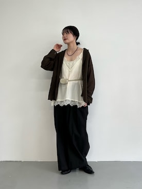 「KBF（ケイビーエフ）のアイテム（ジャケット/アウター）」を使った、furi82さん（レディース・165cm）の春コーディネート