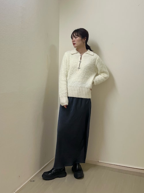 セール】クラッシュサテンナロースカート（スカート）｜KBF