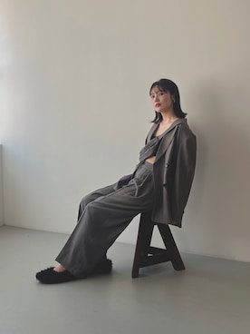 「アイテム（テーラードジャケット）」を使った、furi82さん（レディース・165cm・20代）の夏コーディネート