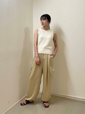 「KBF（ケイビーエフ）のアイテム」を使った、furi82さん（レディース・165cm）の夏コーディネート