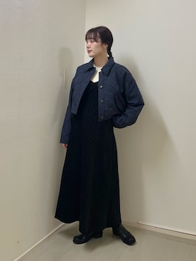 「チェックワンピース」｜furi82さん（レディース・165cm）の秋コーディネート
