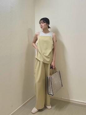 「KBF（ケイビーエフ）のアイテム（ジャケット/アウター）」を使った、こばさん（レディース・165cm）の夏コーディネート