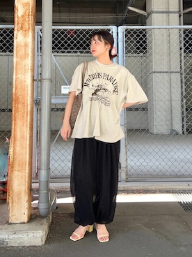 「kbf_ootd」｜「アイテム（シューズ）」を使った、furi82さん（レディース・165cm）の夏コーディネート