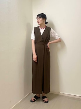 「kbf_ootd」｜「アイテム（ワンピース/ドレス）」を使った、furi82さん（レディース・165cm）の夏コーディネート