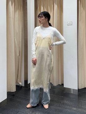 「アイテム（ワンピース）」を使った、furi82さん（レディース・165cm）の春コーディネート
