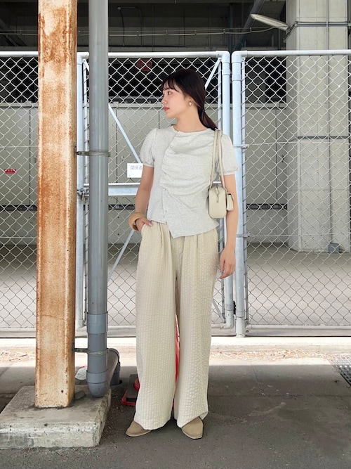アシメトリーデザインカットソー（Tシャツ/カットソー）｜KBF