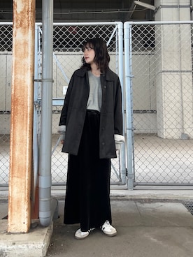 「アイテム（カバーオール）」を使った、furi82さん（レディース・165cm）の秋コーディネート