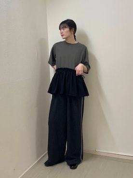 「KBF（ケイビーエフ）のアイテム」を使った、furi82さん（レディース・165cm）の夏コーディネート