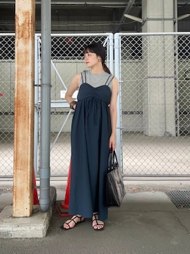 「kbf_ootd」｜「アイテム（ワンピース/ドレス）」を使った、furi82さん（レディース・165cm）の夏コーディネート