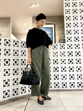 「REMME（レメ）のREMME　メッシュフラットシューズ（その他シューズ）」を使った、yokouchiさん（レディース・164cm・30代）の秋コーディネート