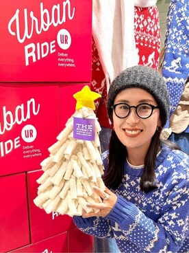「アイテム（おもちゃ）」を使った、yokouchiさん（レディース・164cm）の冬コーディネート
