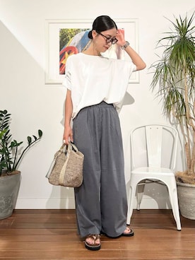 yokouchiさん（レディース・164cm）の夏コーディネート