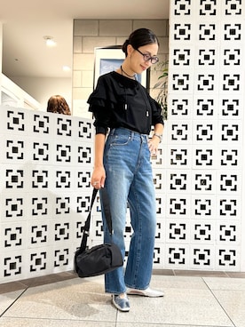 「アイテム（パンツ）」を使った、yokouchiさん（レディース・164cm）の秋コーディネート
