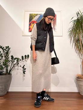 「URBAN RESEARCH Sonny Label（アーバンリサーチサニーレーベル）のアイテム（ベスト）」を使った、yokouchiさん（レディース・164cm）の秋コーディネート