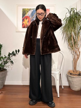 yokouchiさん（レディース・164cm）の冬コーディネート