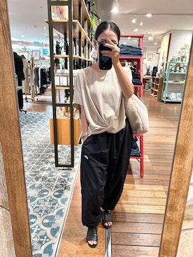 「NIKE（ナイキ）のアイテム（その他パンツ）」を使った、yokouchiさん（レディース・164cm）の秋コーディネート