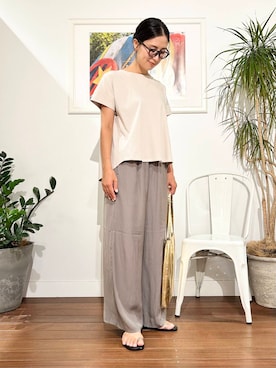 yokouchiさん（レディース・164cm）の夏コーディネート