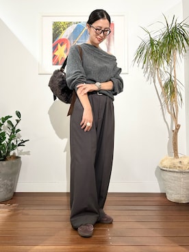 「URBAN RESEARCH Sonny Label（アーバンリサーチサニーレーベル）のアイテム（ショルダーバッグ）」を使った、yokouchiさん（レディース・164cm）の秋コーディネート