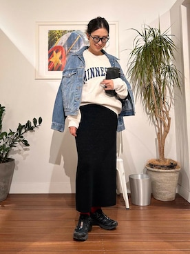 「寒い」｜yokouchiさん（レディース・164cm）の冬コーディネート