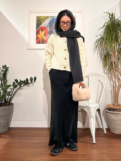 WEB/一部店舗限定』NaokoTakayamaニットカーディガン（カーディガン